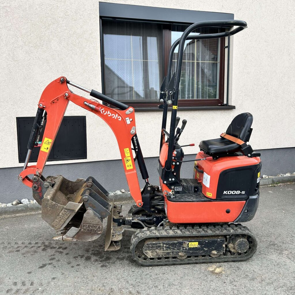 Minibagr Kubota K008-5 | Minibagry-Znojmo.cz